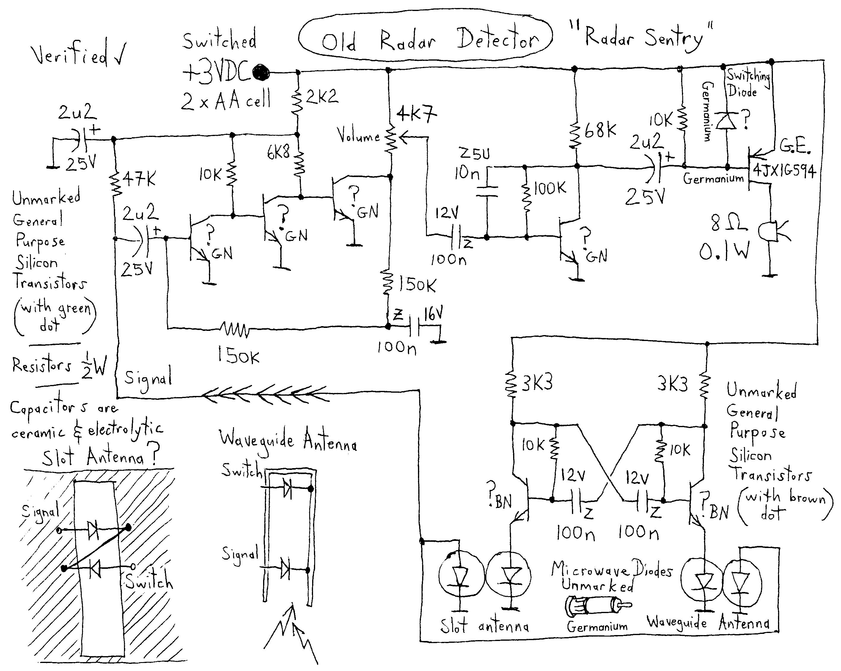 Circuit Diagram aka Schematic reverse engineered from circuit board