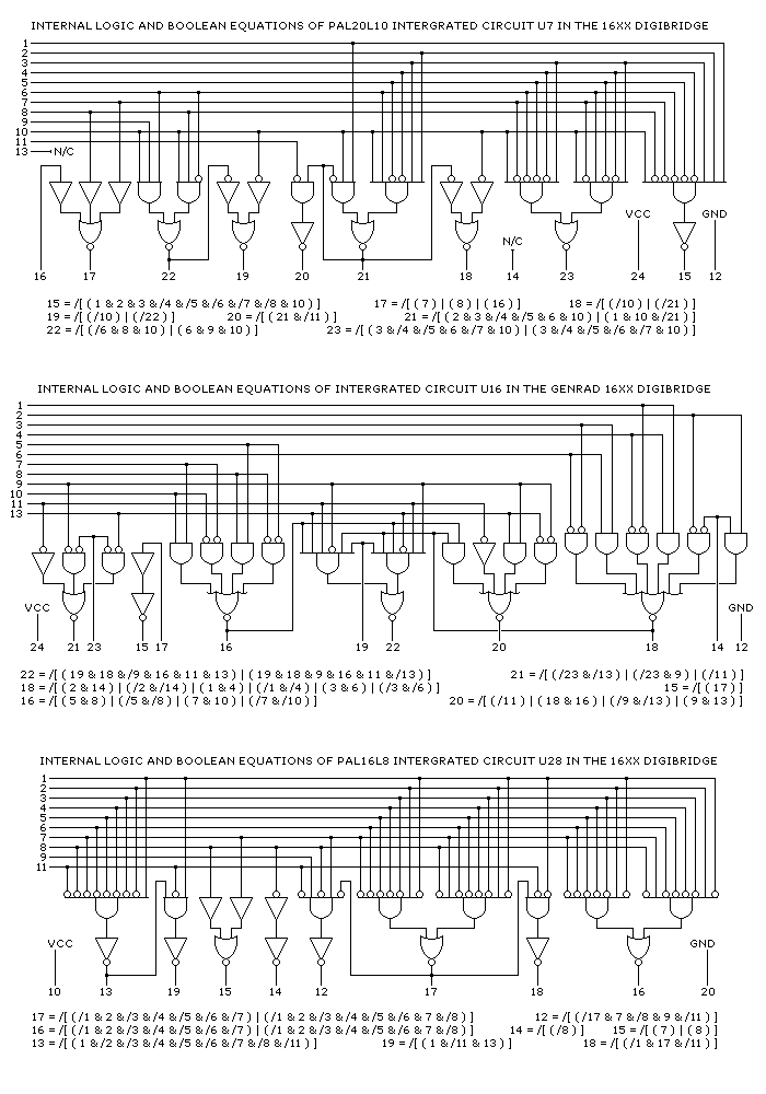 Circuit Diagram aka Schematic reverse engineered from fuse jedec file