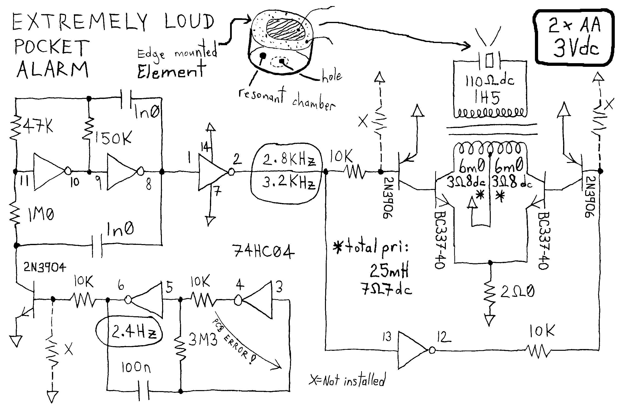 Circuit Diagram aka Schematic reverse engineered from circuit board