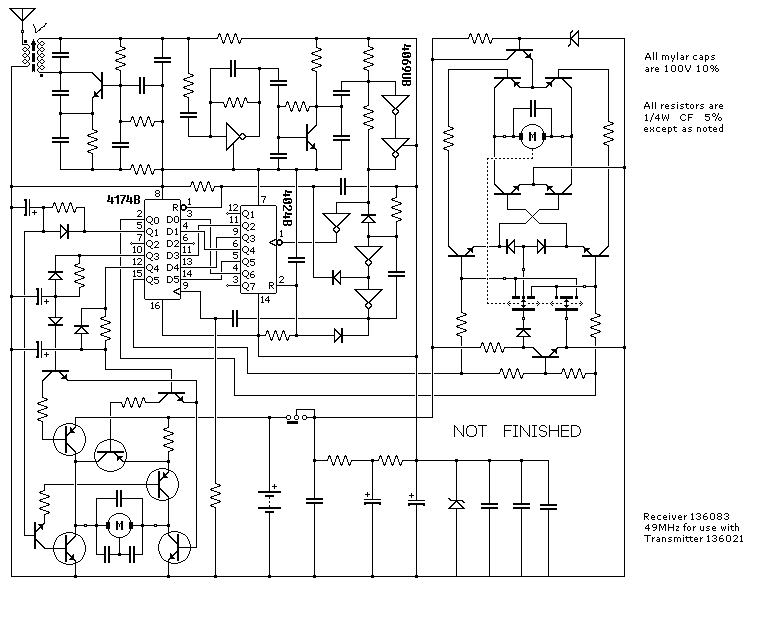 Circuit Diagram aka Schematic reverse engineered from circuit board