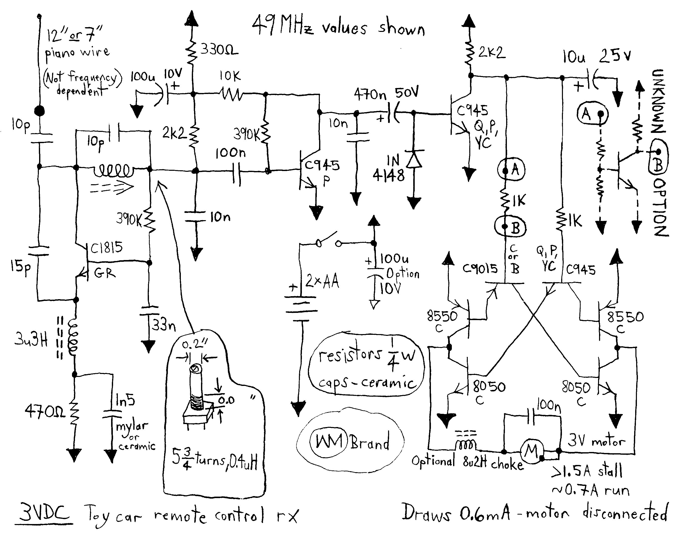 Circuit Diagram aka Schematic reverse engineered from circuit board