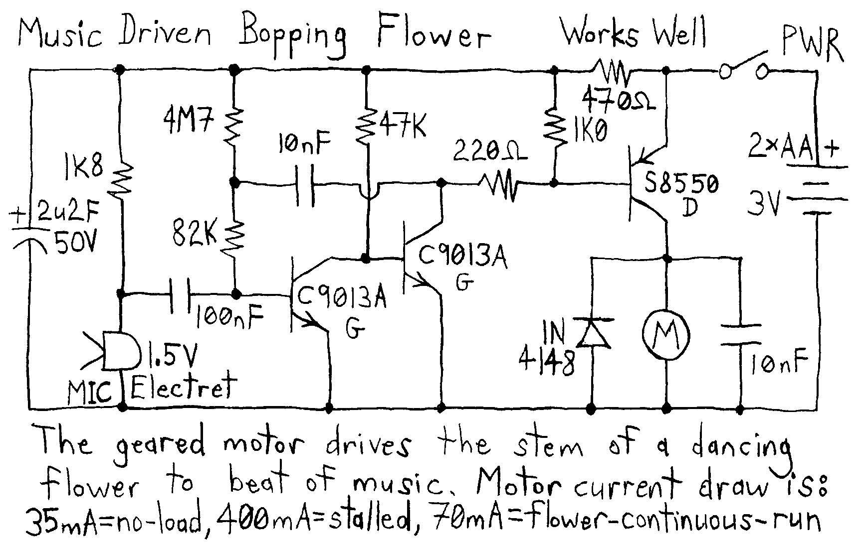 Circuit Diagram aka Schematic reverse engineered from circuit board